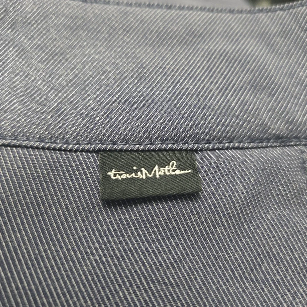 Travis Mathew Golf Pants Mens Size 38 Blue Straight Flat Front‎ Athletic Casual